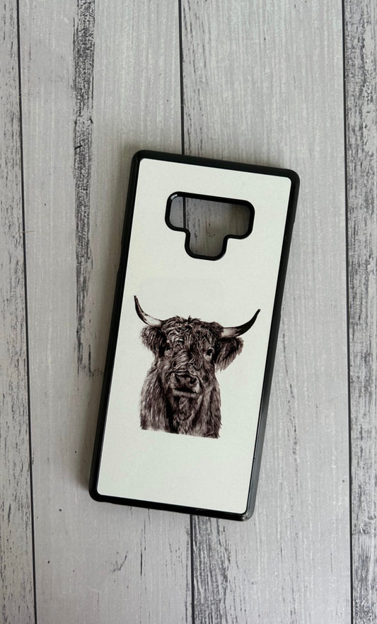 Country Phase Highland Cow Phone Case