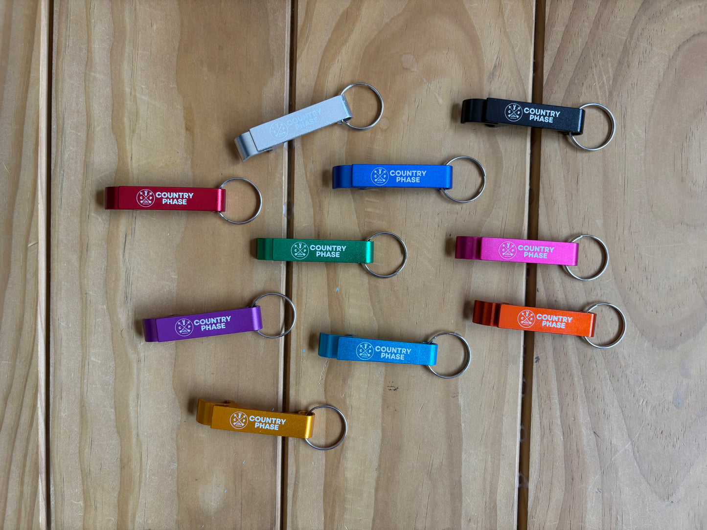 Country Phase Bottle Opener Keyring