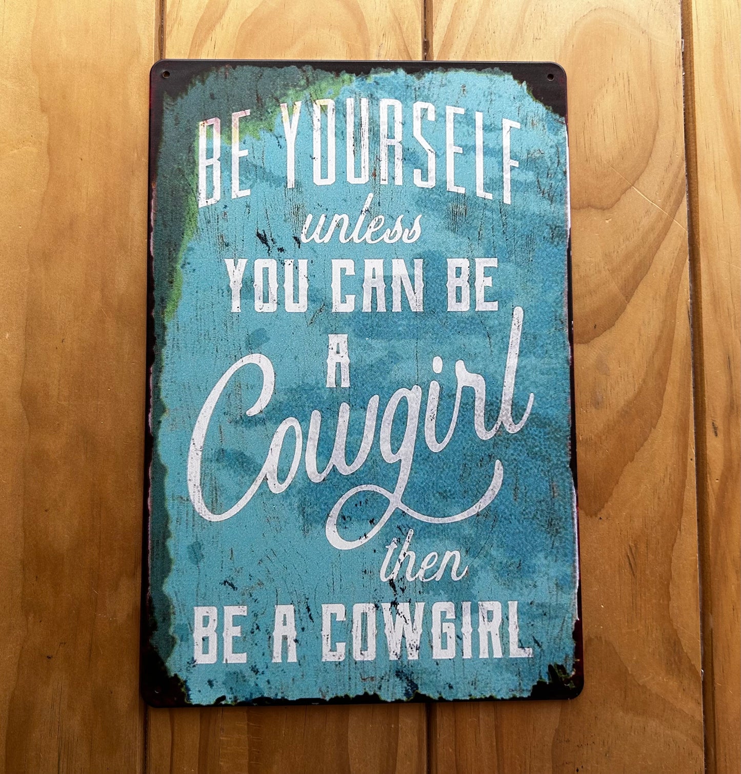 Country Phase Aluminum Sign