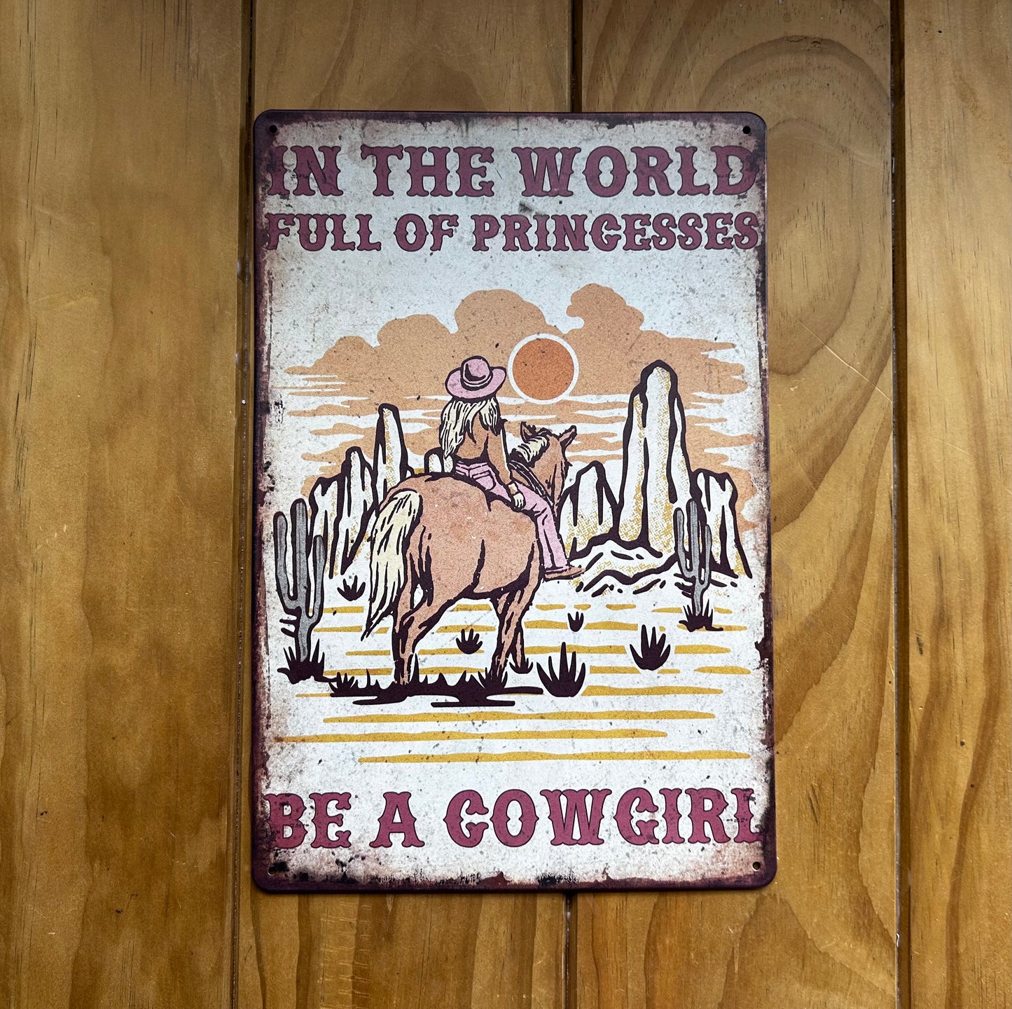 Country Phase Aluminum Sign