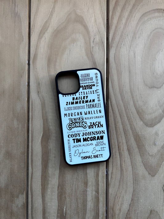 Country Phase Country Artists' Phone Case