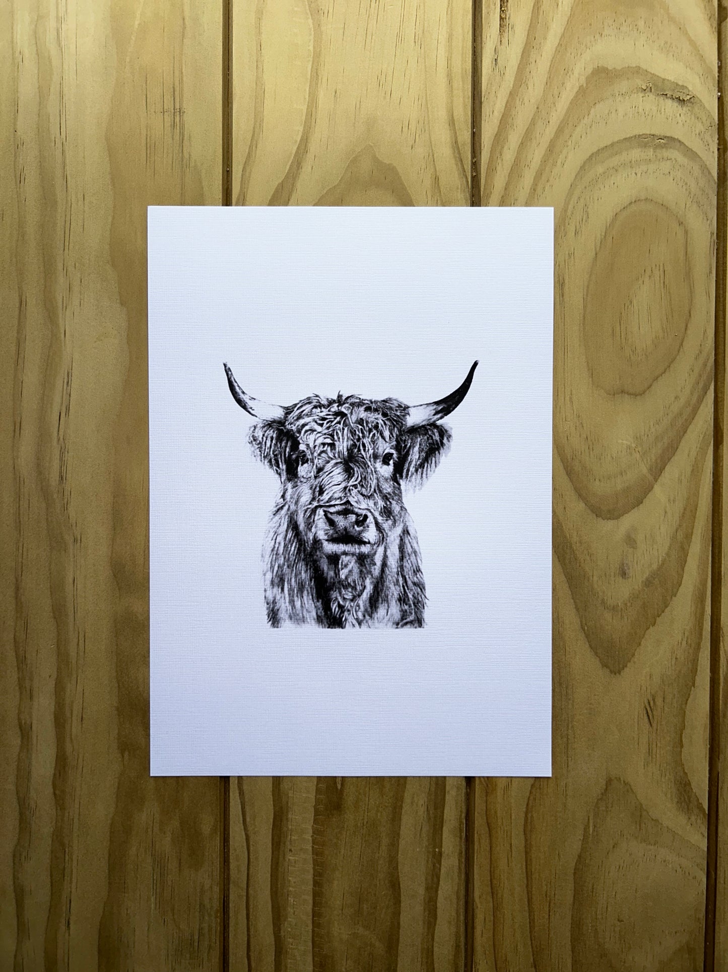 Country Phase Highland Cow Print
