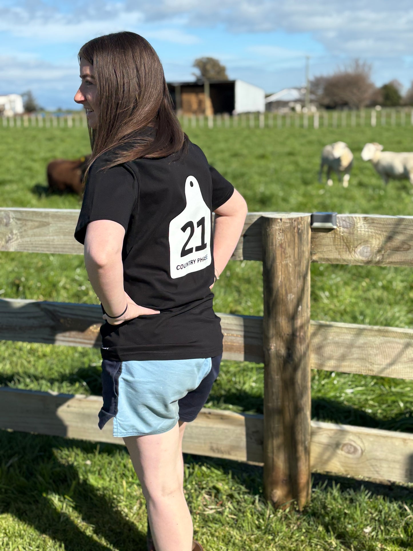 Country Phase Cattle Tag Tee