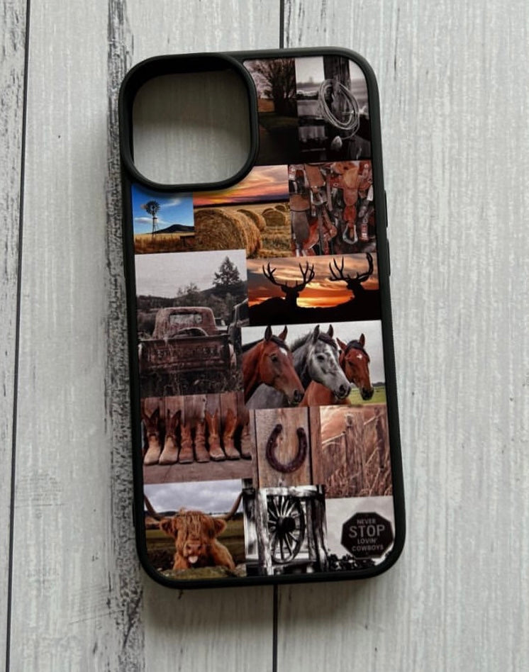 Country Phase Collage Phone Case