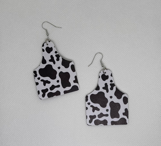Country Phase Cow Print Earrings