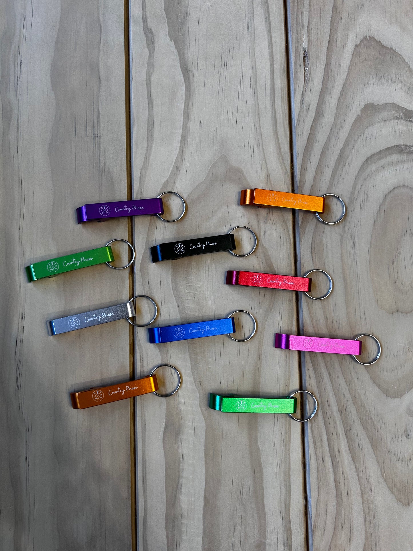 Country Phase Bottle Opener Keyring