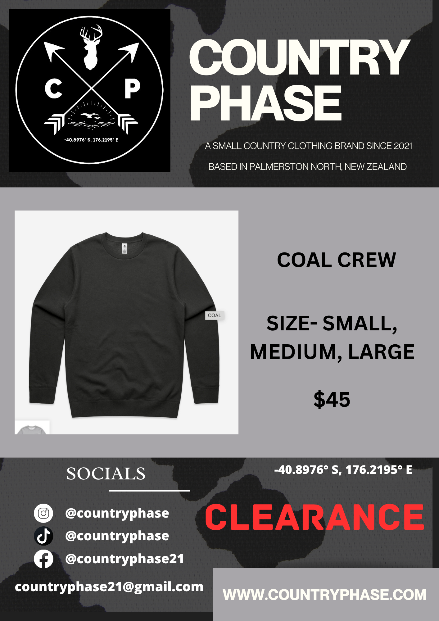COUNTRY PHASE CLEARANCE - coal crew