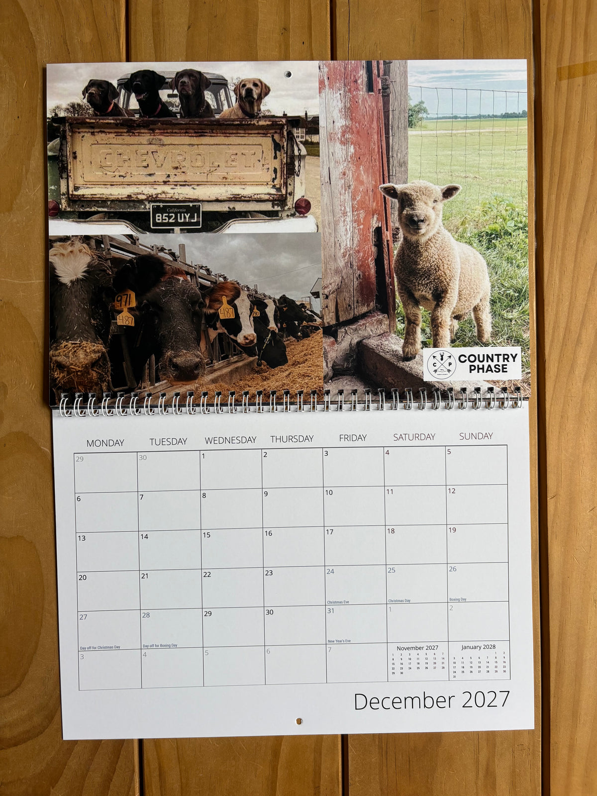 Country Phase 2027 Calendar