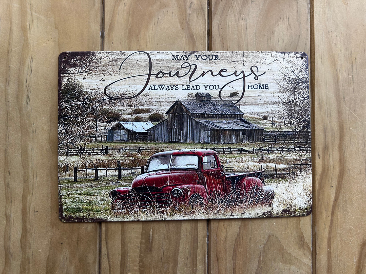 Country Phase Aluminum Sign