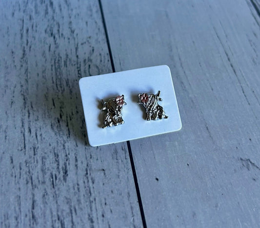 Country Phase Highland Cow Earrings