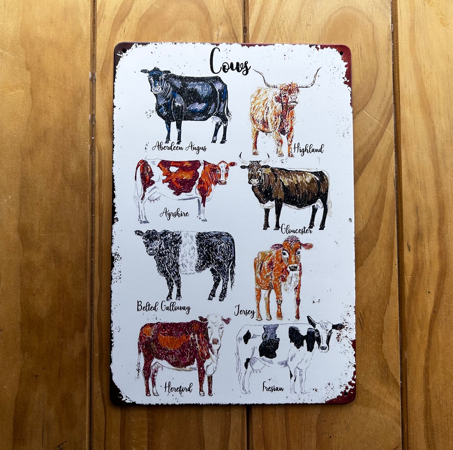 Country Phase Aluminum Sign