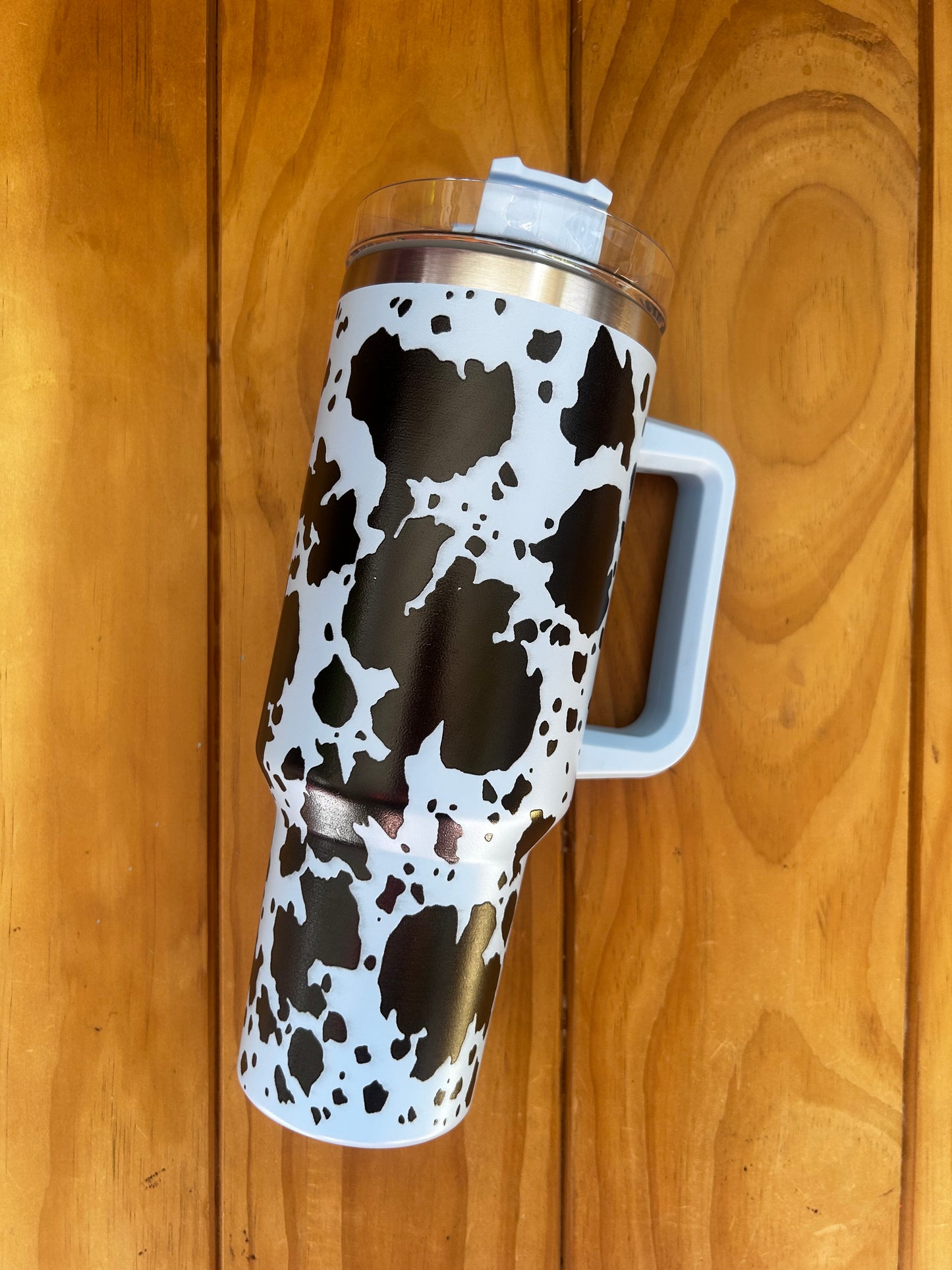 Country Phase Cow Print Tumbler