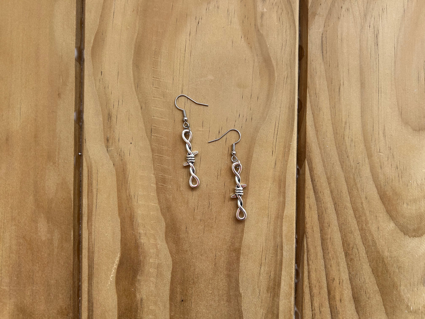 Country Phase Barbwire Earrings