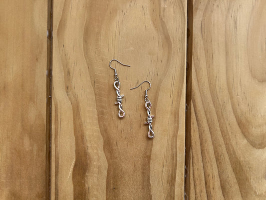 Country Phase Barbwire Earrings