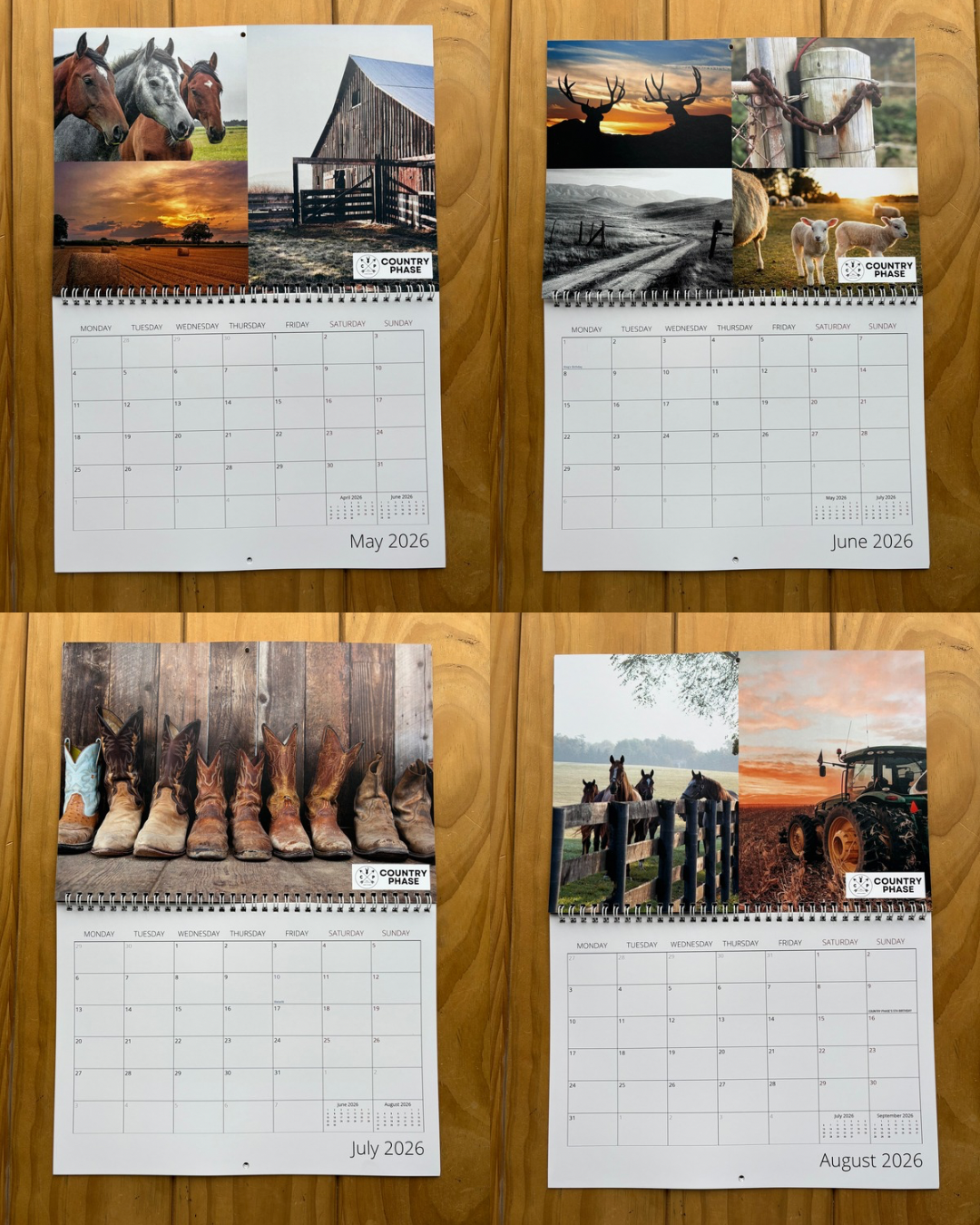 Country Phase 2026 Calendar
