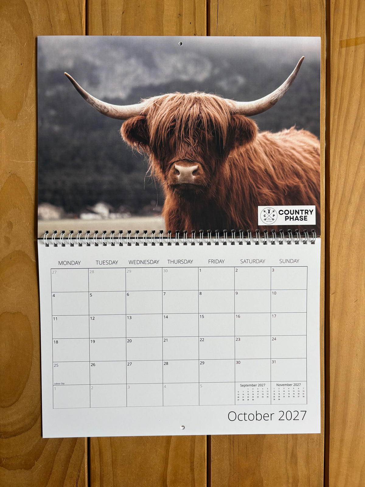 Country Phase 2027 Calendar