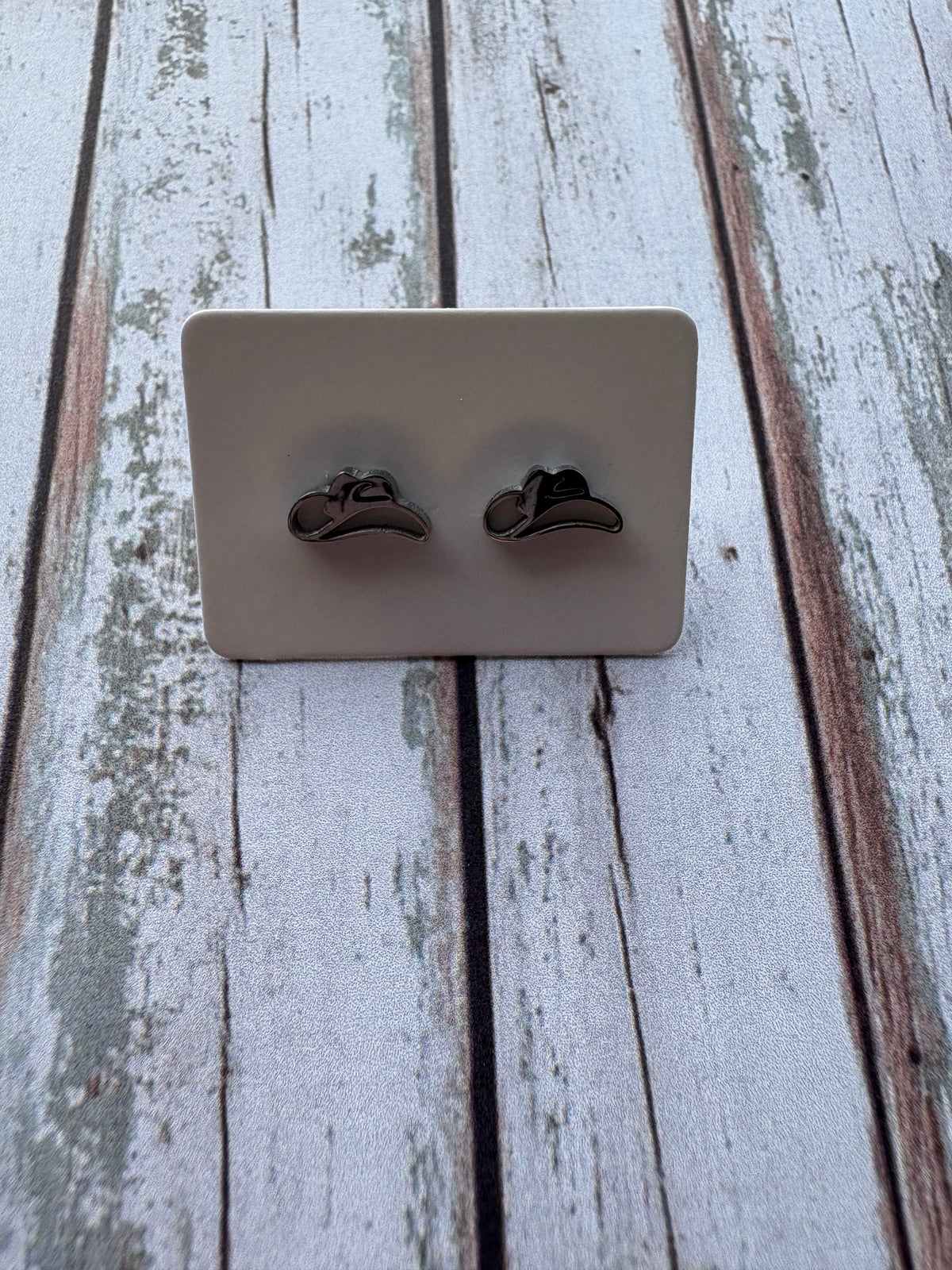 Country Phase Cowboy Hat Earrings