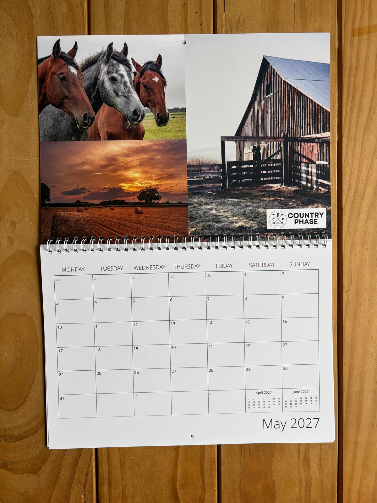 Country Phase 2027 Calendar