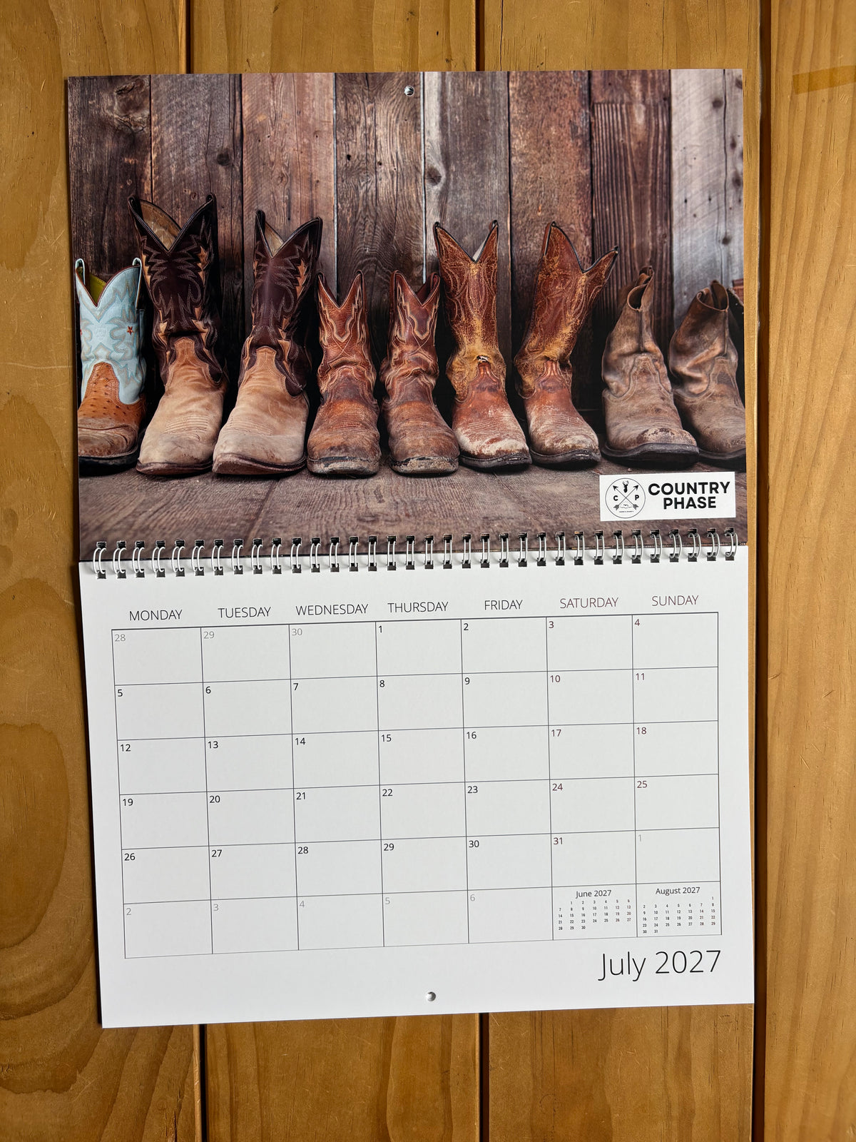 Country Phase 2027 Calendar
