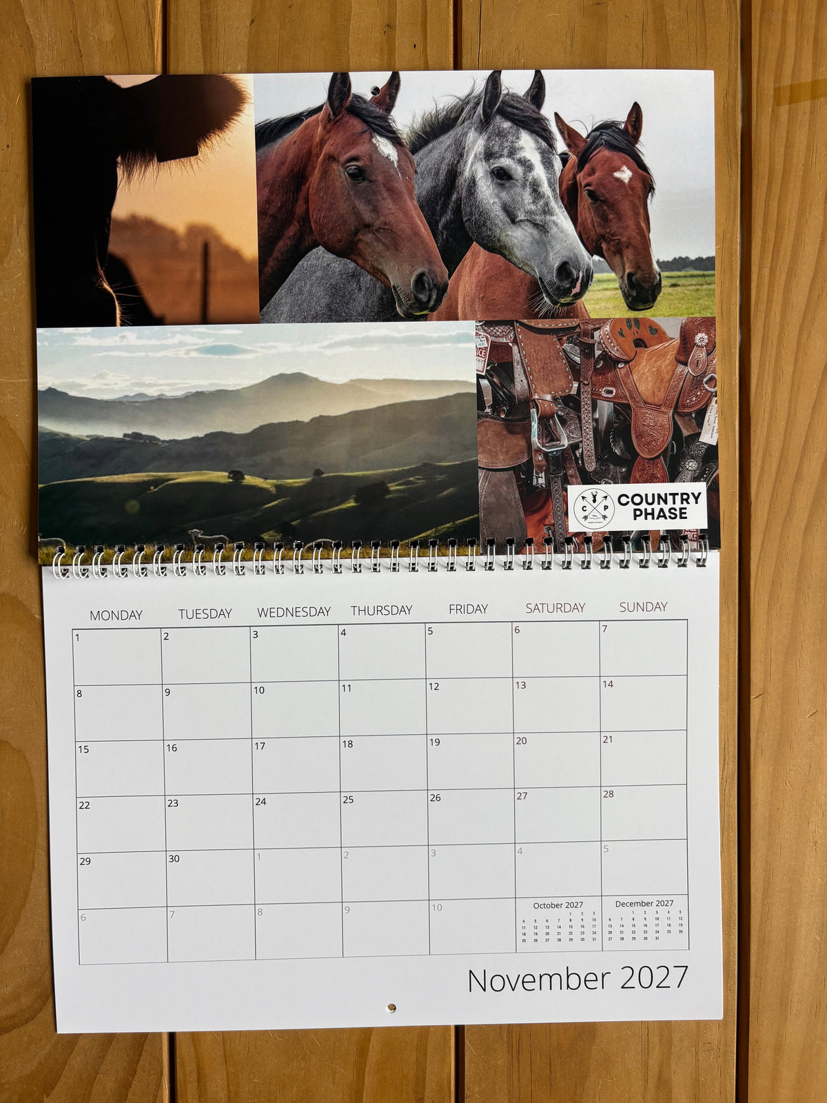 Country Phase 2027 Calendar