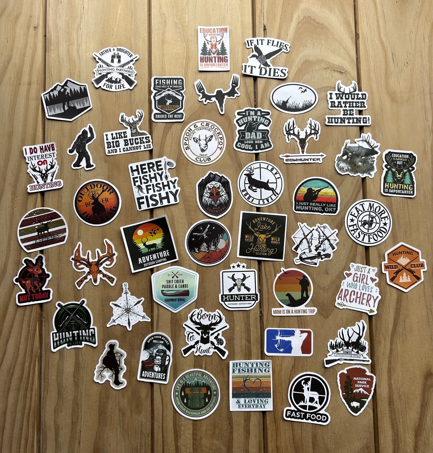 SALE- 20 Mystery Country Phase Stickers