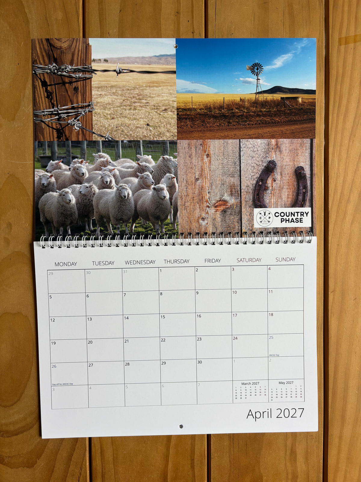 Country Phase 2027 Calendar