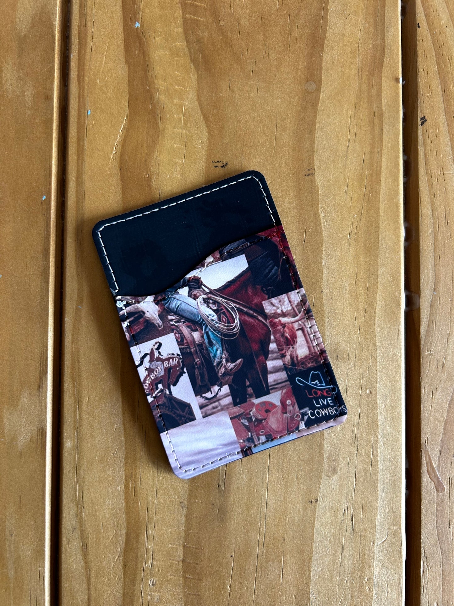 Country Phase Collage Card Holder