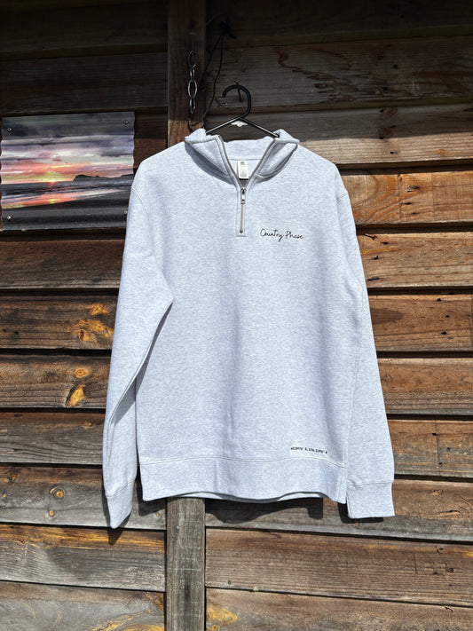 Country Phase Grey 1/2 Zip