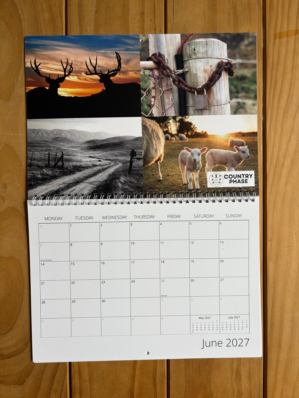 Country Phase 2027 Calendar