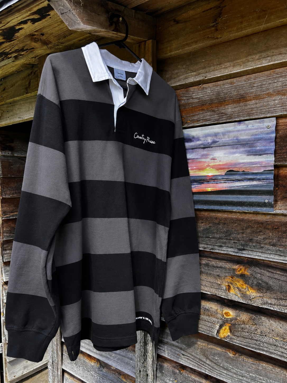 Country Phase Signature Rugby Jersey (Black/Shadow)