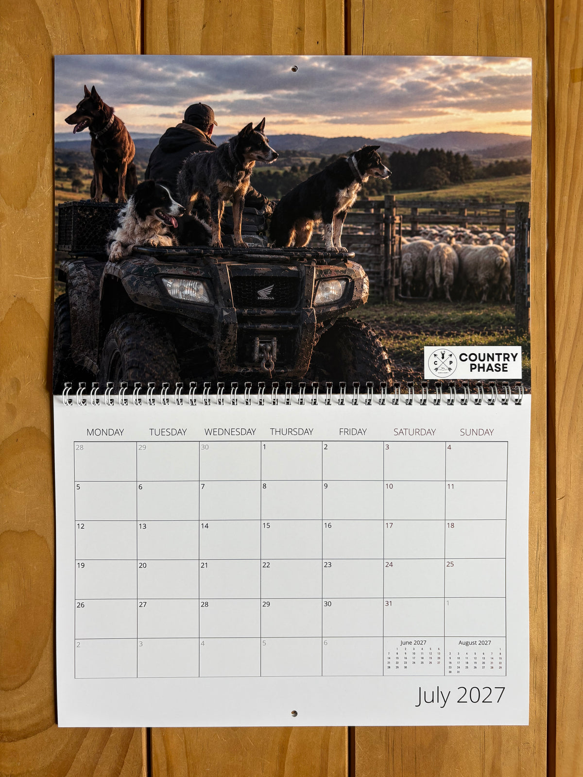 Country Phase 2027 Calendar