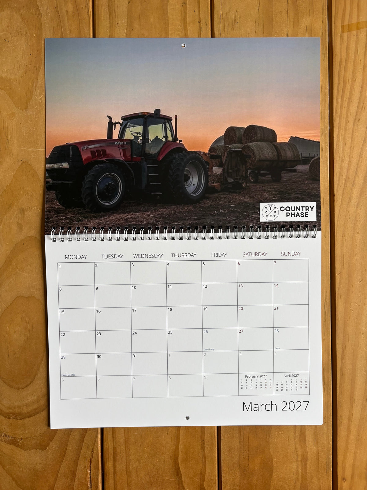 Country Phase 2027 Calendar