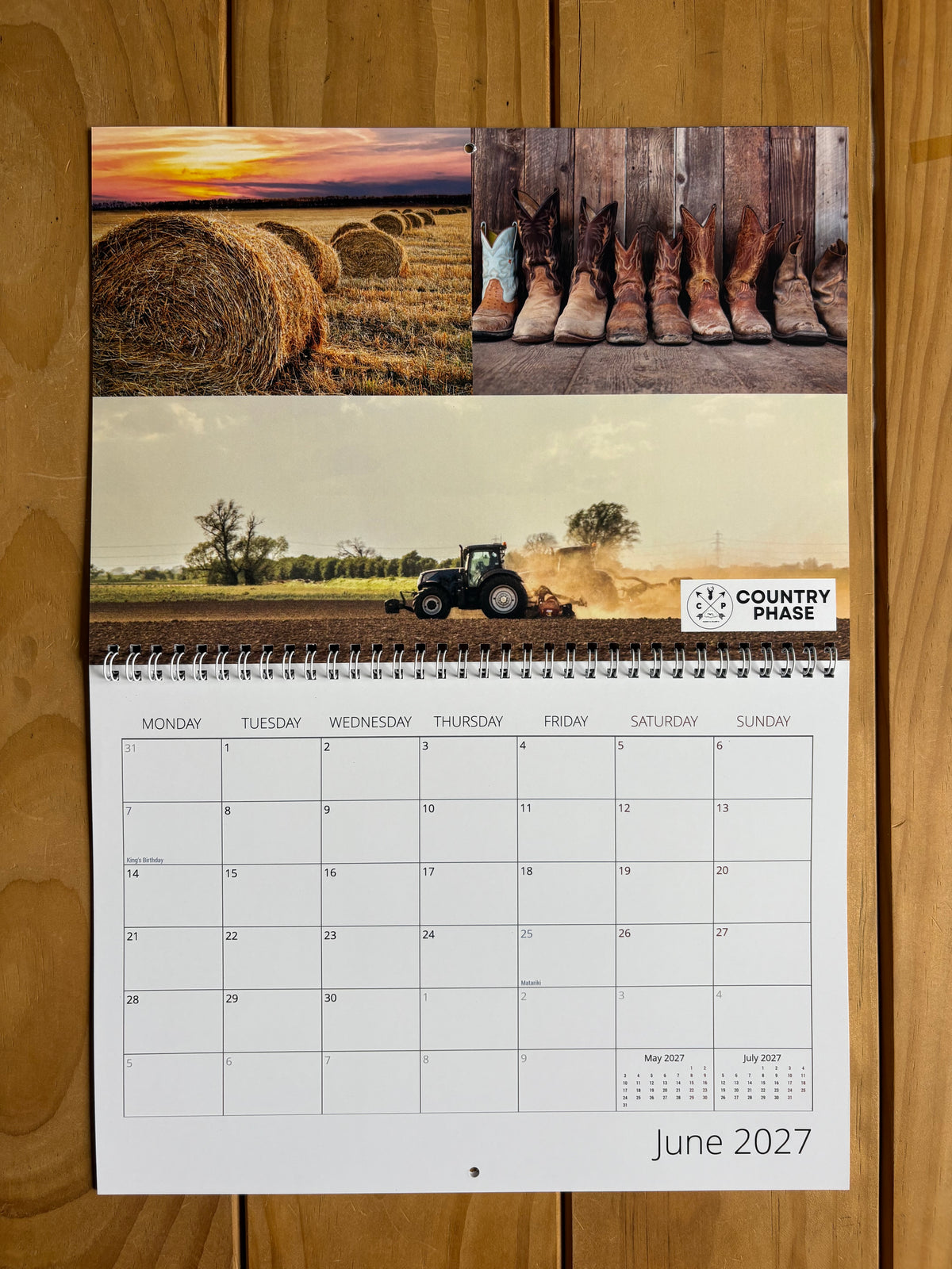 Country Phase 2027 Calendar