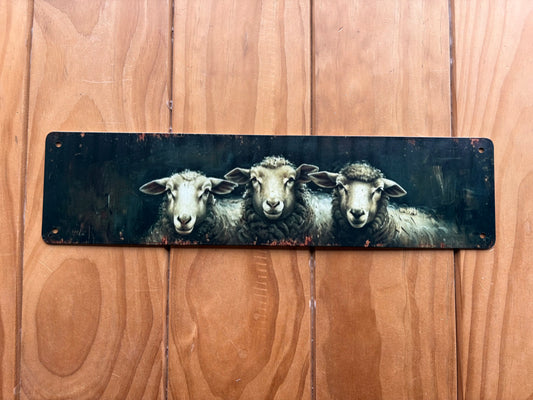 Country Phase Aluminum Sign