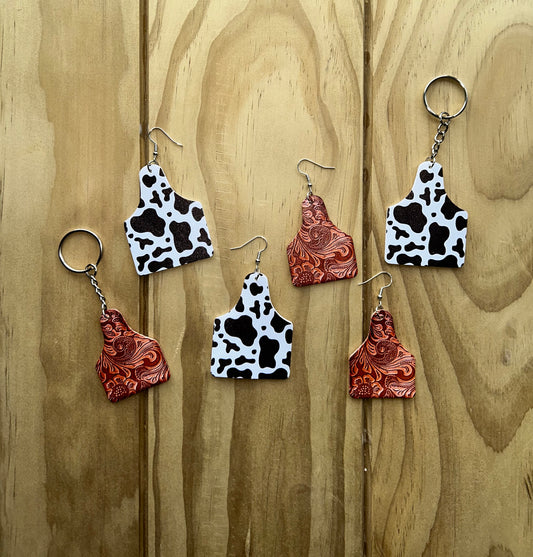 Country Phase Keyrings/Earrings