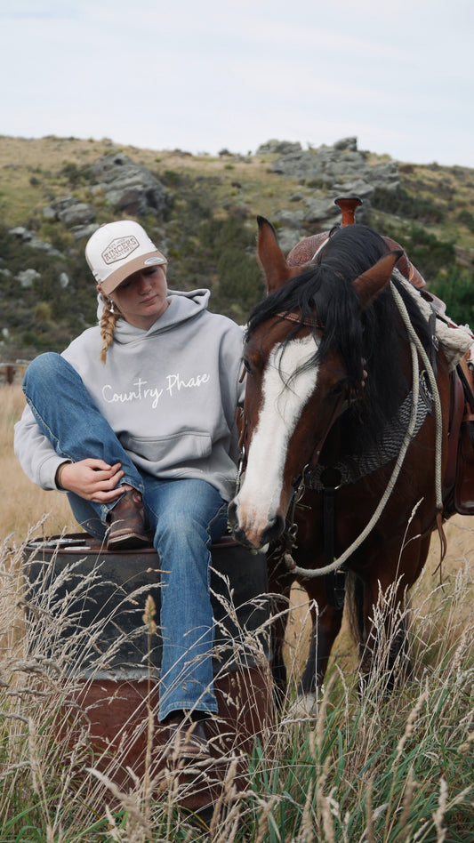 Country Phase Women’s Relaxed Simple Hoodie