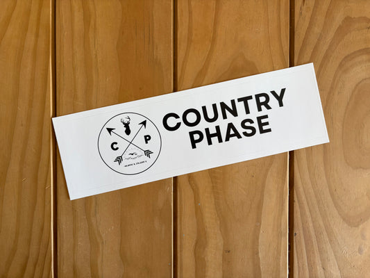 Country Phase Bumper Sticker