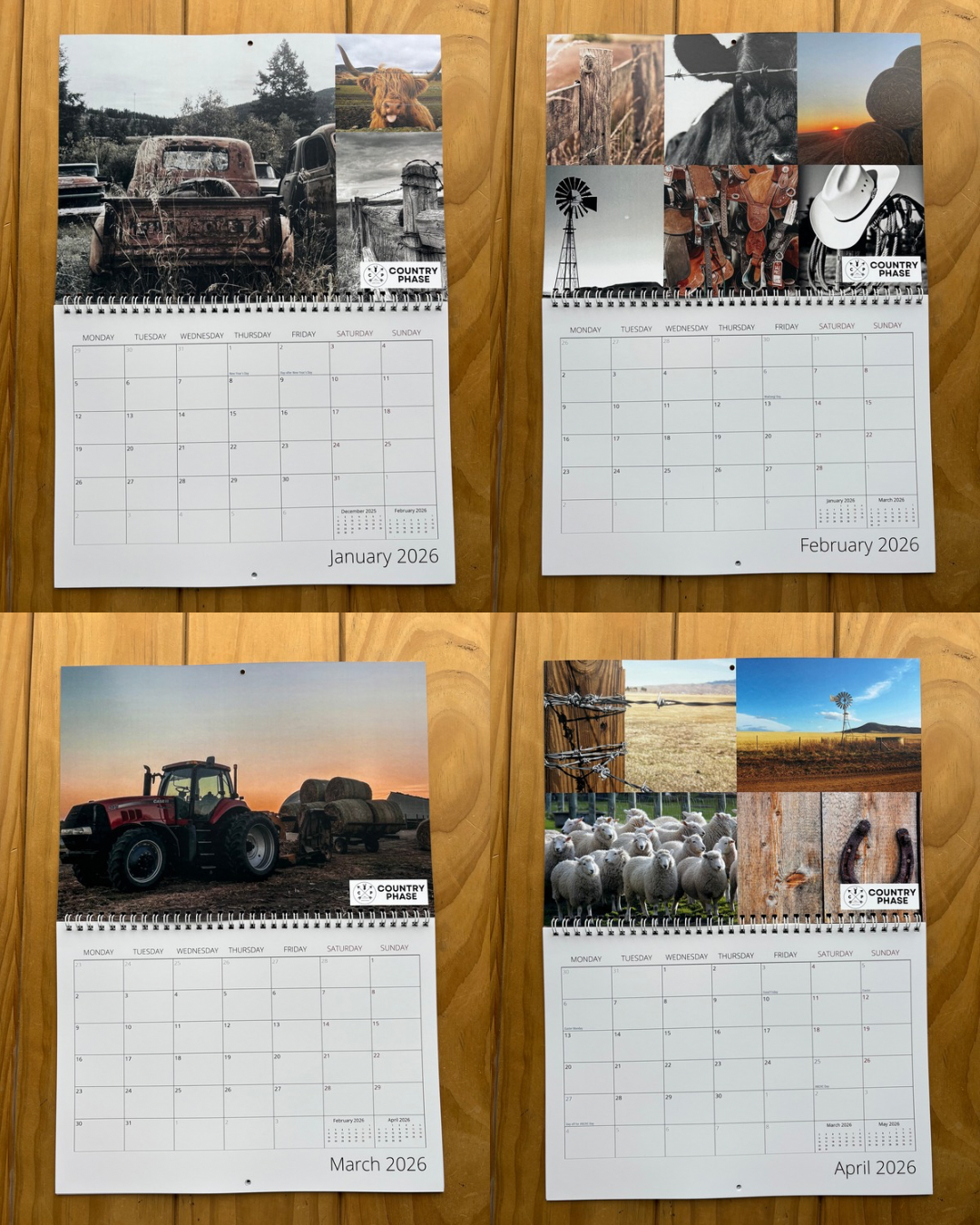 Country Phase 2026 Calendar