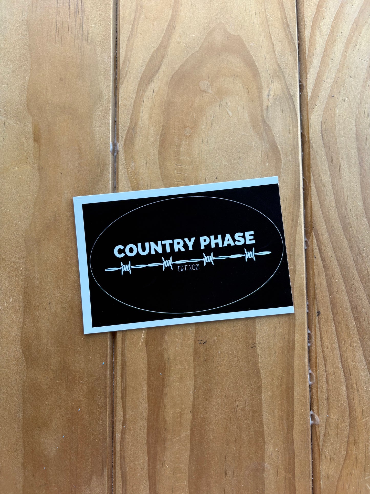 Country Phase Bumper Sticker