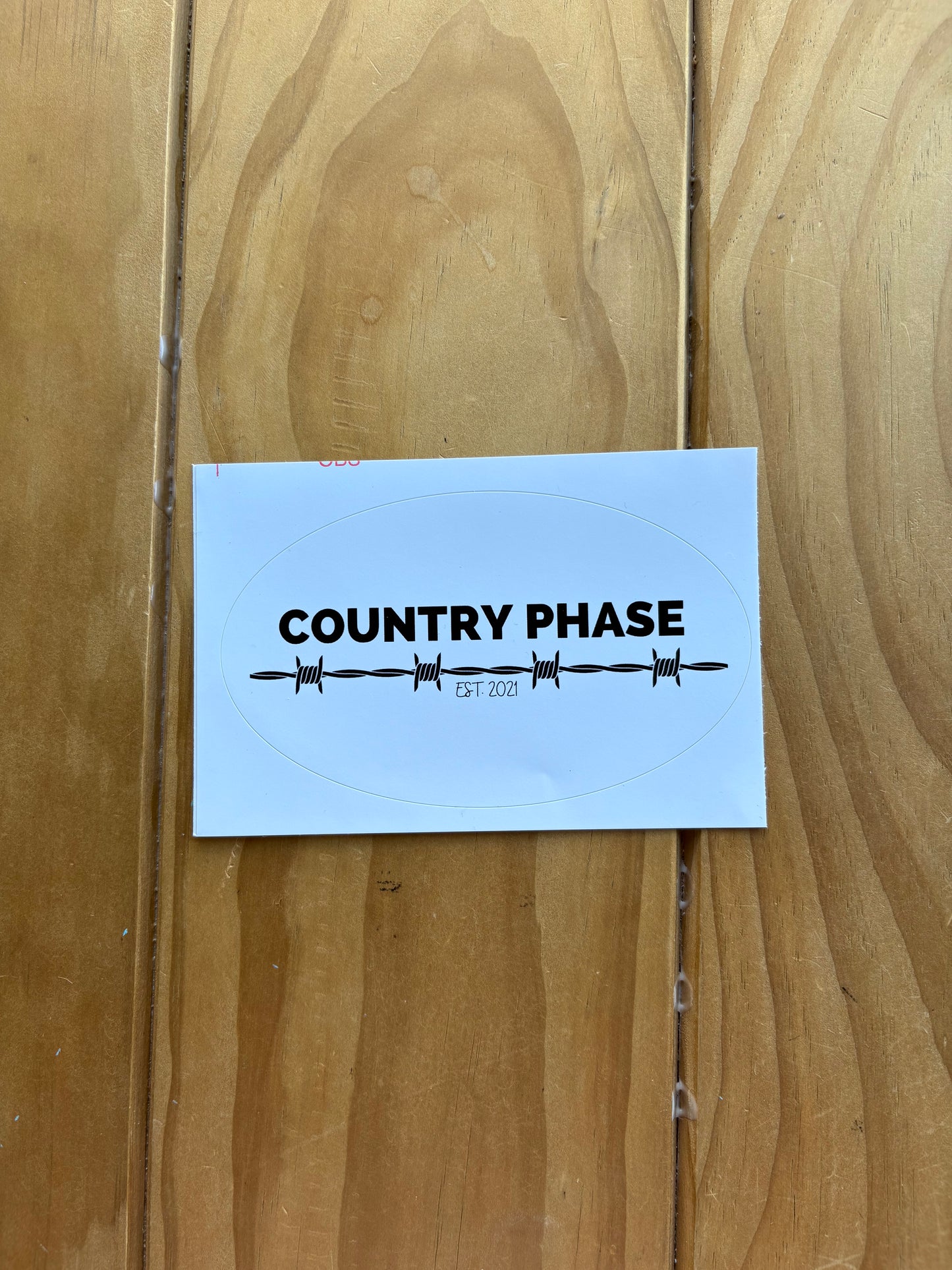 Country Phase Bumper Sticker